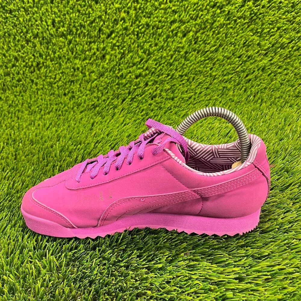 Puma Roma Nm Girls‎ Size 6Y Pink Running Casual Walking Shoes Sneakers